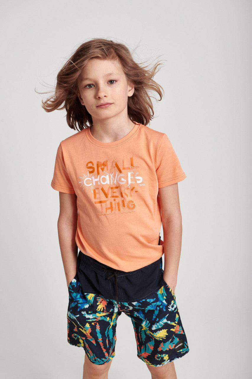 Kids SunProof Papaija Knee Length Swimming Trunks - UPF 50+ | Reima 