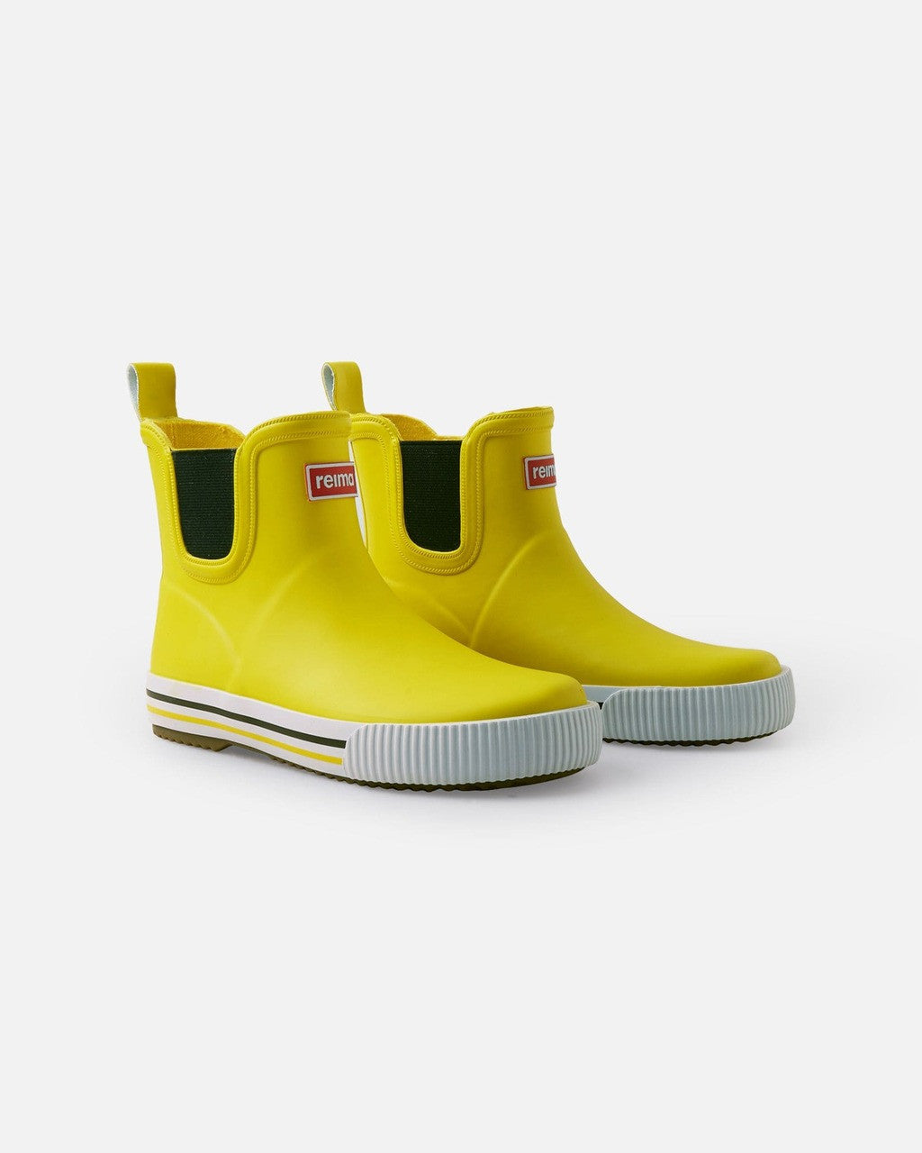 Kids Waterproof Ankles Rain Boots - Easy Slip On | Reima #color_yellow
