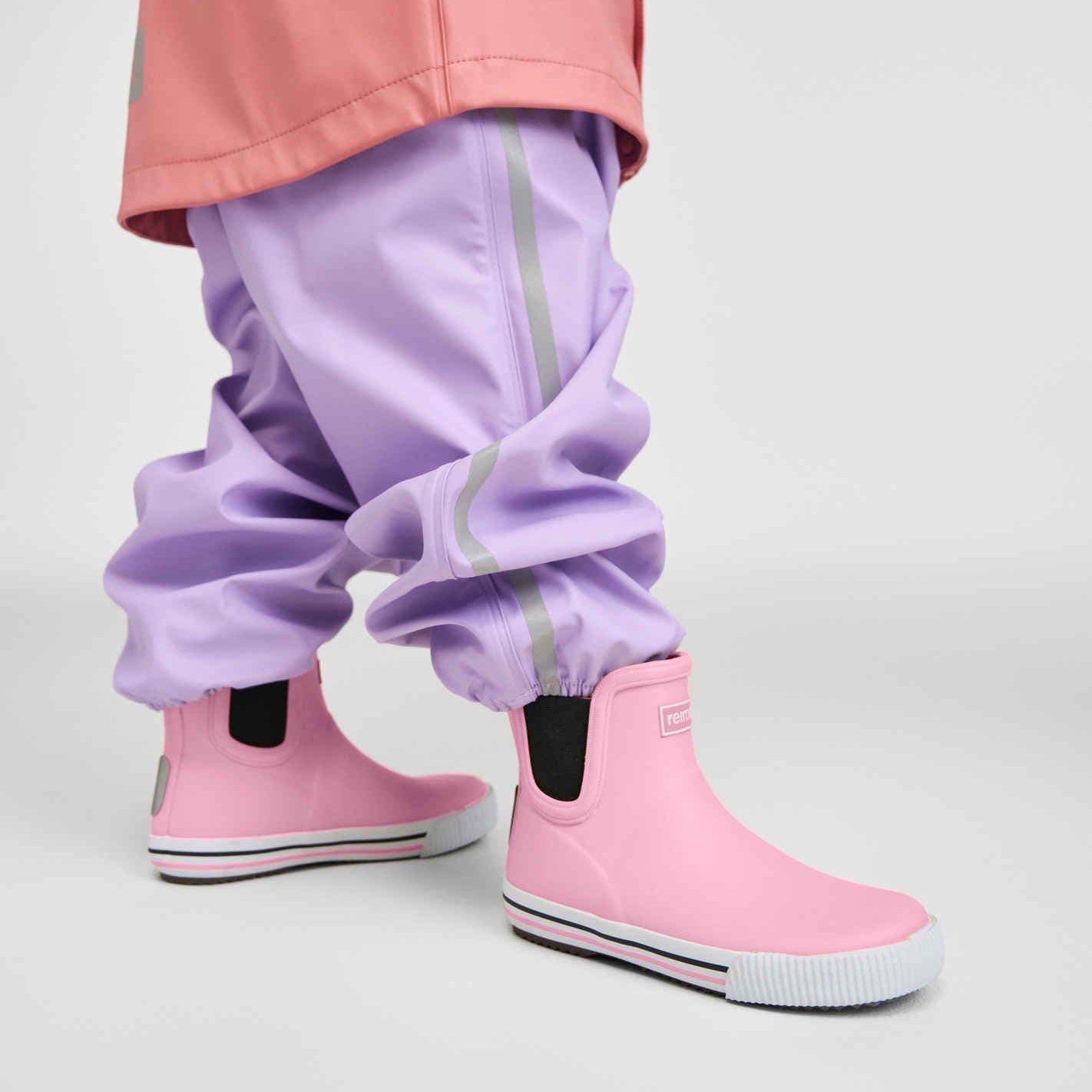 Kids Waterproof Ankles Rain Boots - Easy Slip On | Reima 
