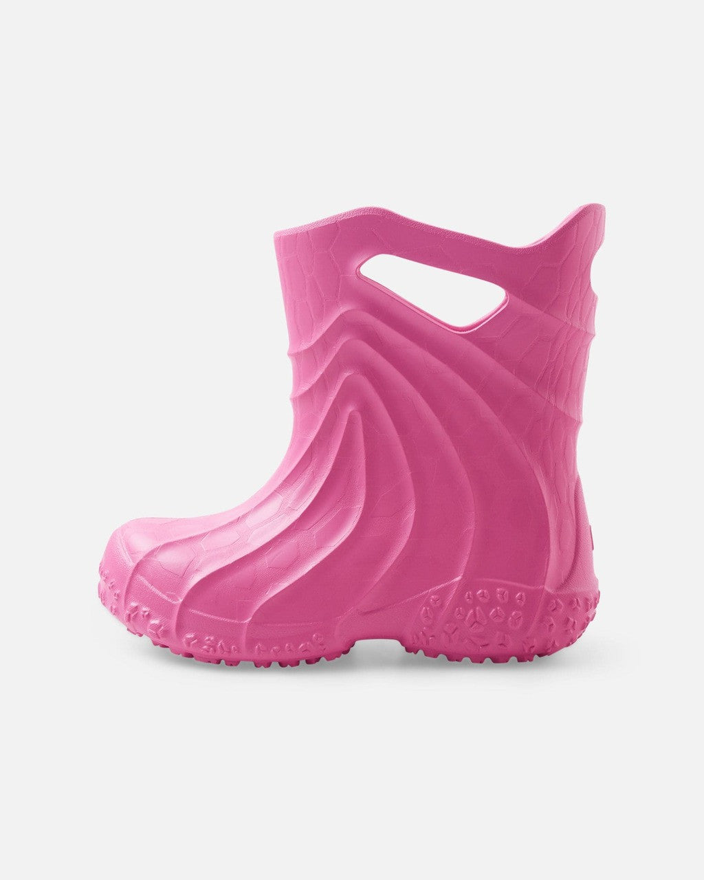 Kids Waterproof Amfibi Rain Boots - Loop Handle | Reima #color_candy-pink