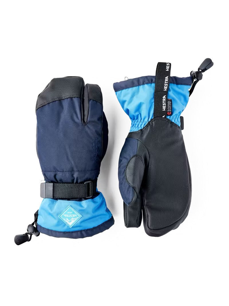 kids-gauntlet-czone-jr-3-finger-glove-hestra | #color_blue