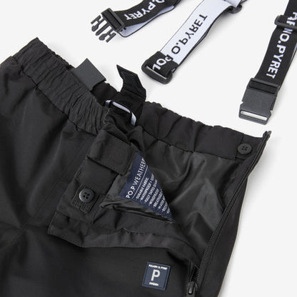 Kids Waterproof Suspender Eco Shell Pants | Polarn O. Pyret | 