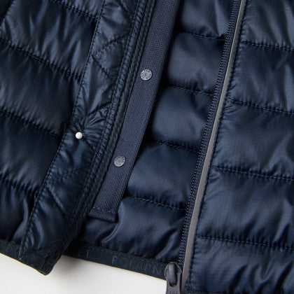 Kids Lightweight Eco Puffer Vest | Polarn O. Pyret | #color_dark-sapphire