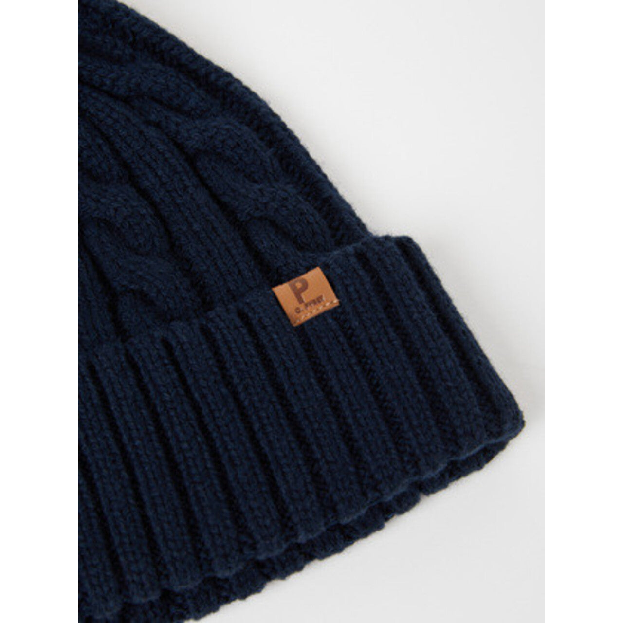 Kids Cable Knit Wool Blend Hat | Polarn O. Pyret | 