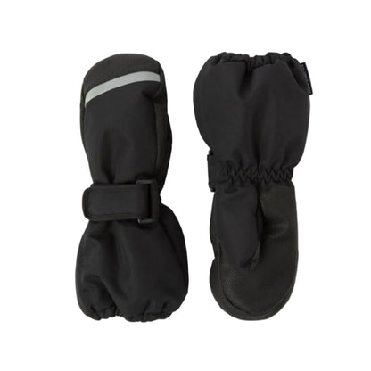 Kids Insulated Pile Fleece Lined Cuff Mittens | Polarn O. Pyret | 