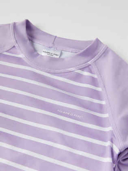 Kids UV Eco Classic Stripe Rash Guard Top- UV 50+ | Polarn O. Pyret 
