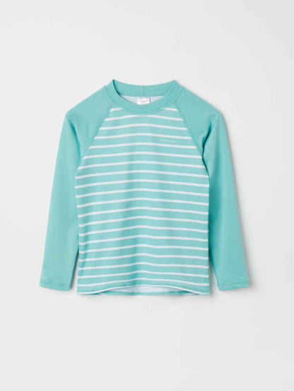 Kids UV Eco Classic Stripe Rash Guard Top- UV 50+ | Polarn O. Pyret 