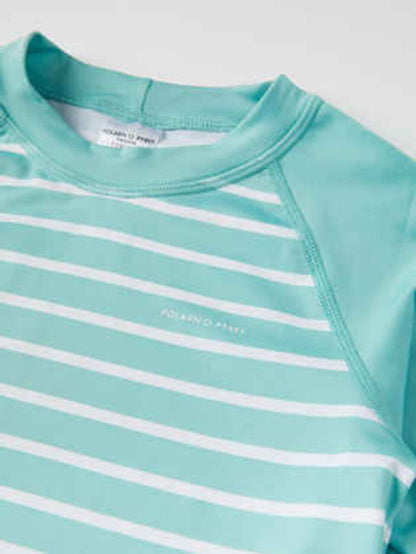 Kids UV Eco Classic Stripe Rash Guard Top- UV 50+ | Polarn O. Pyret 