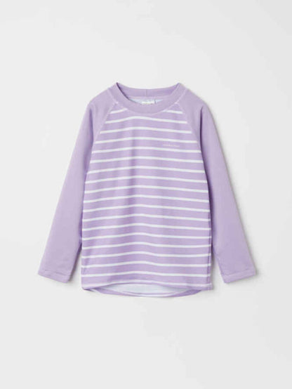 Kids UV Eco Classic Stripe Rash Guard Top- UV 50+ | Polarn O. Pyret 
