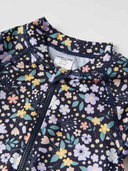 Kids Eco Ditsy Floral Eco Rash Guard Suit | Polarn O. Pyret 