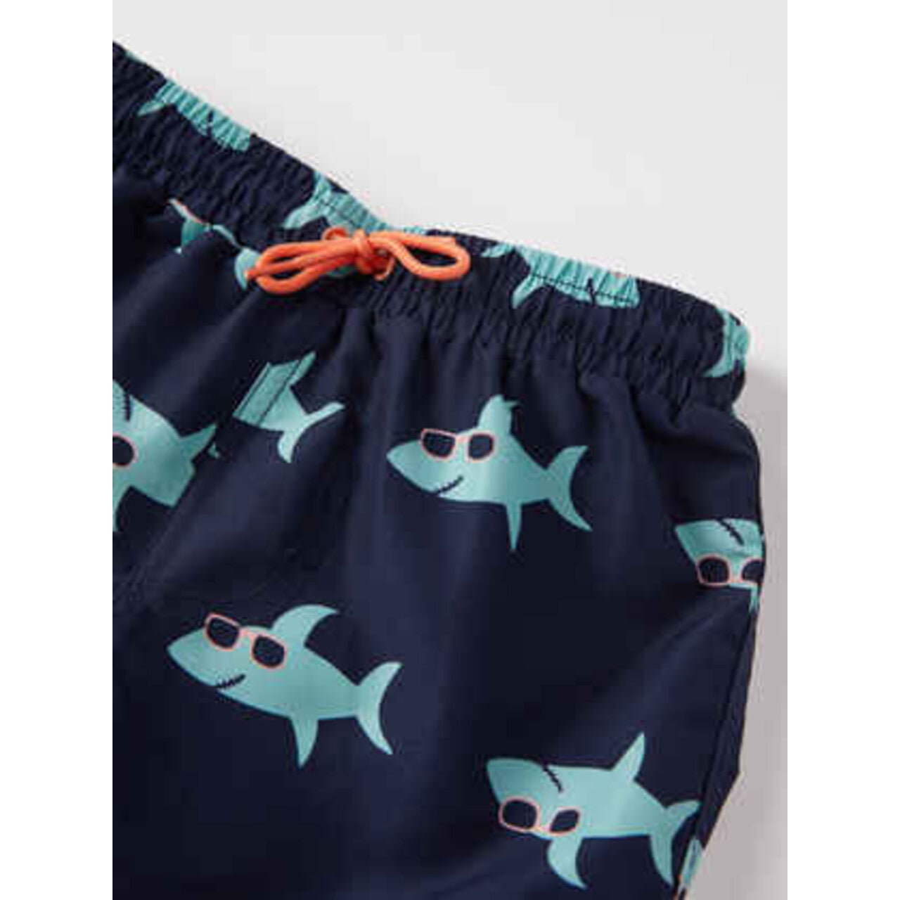 Kids Swim Shorts - Big Sea Print | Polarn O. Pyret | 