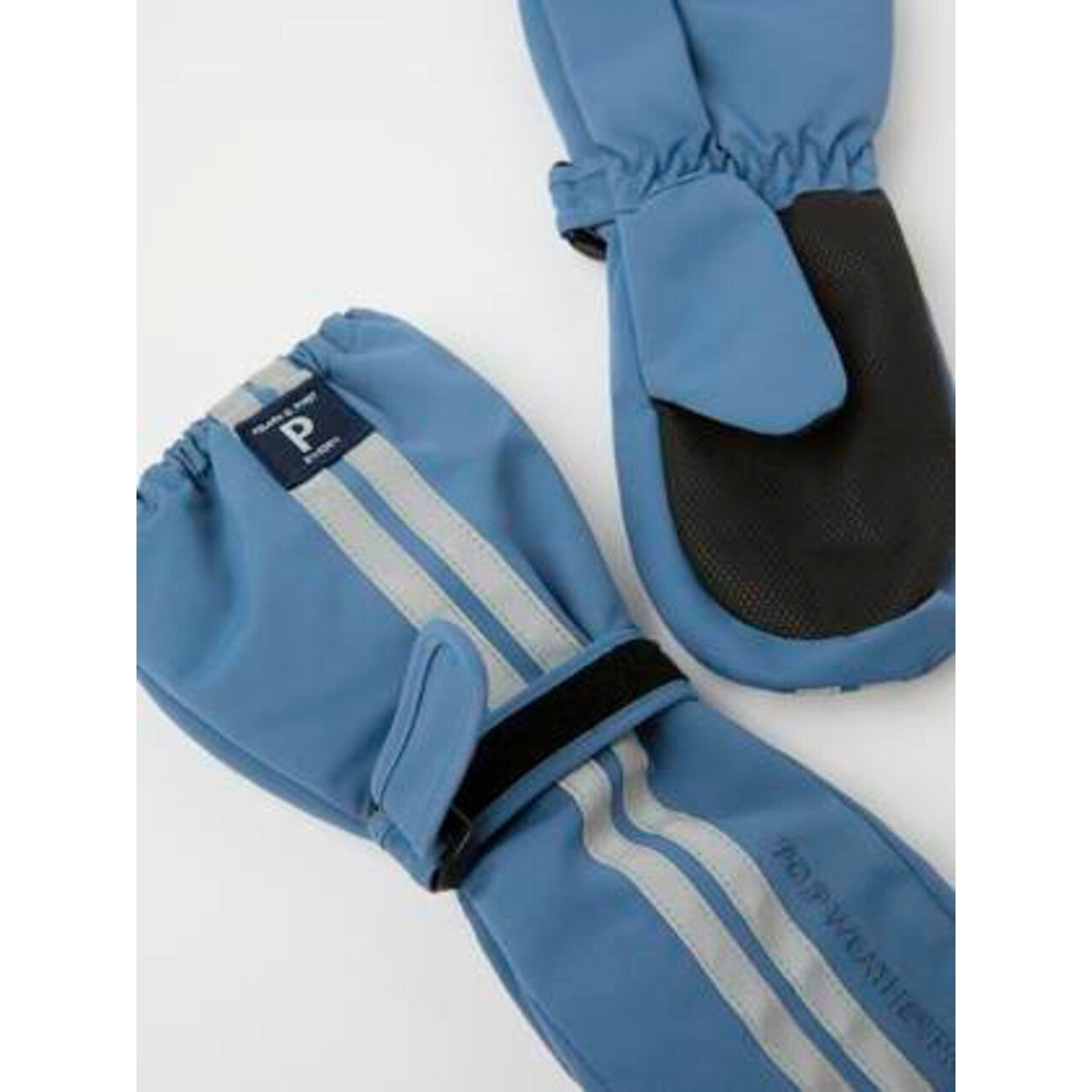 Kids Waterproof Long Cuff Shell Mittens - 2 | Polarn O. Pyret | 