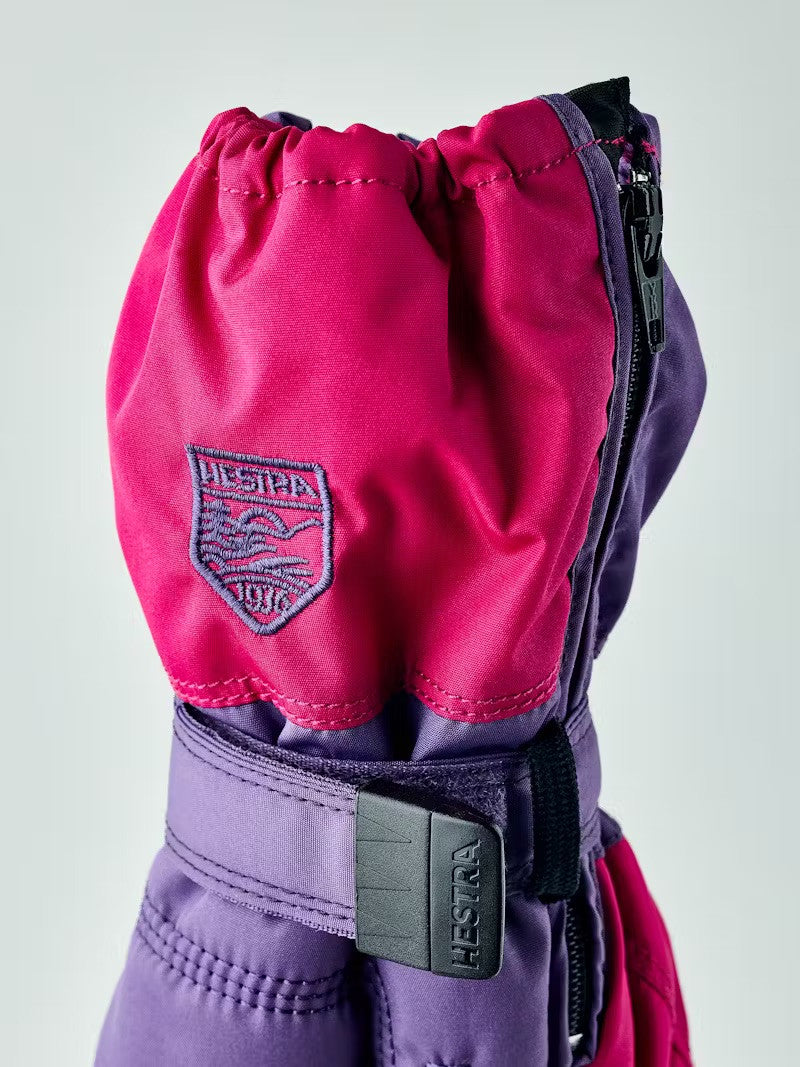 kids-water-resistant-zip-long-mittens-hestra | 