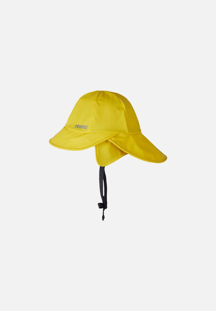 Kids Waterproof Rainy Rain Hat - Unlined, PU | Reima #color_yellow