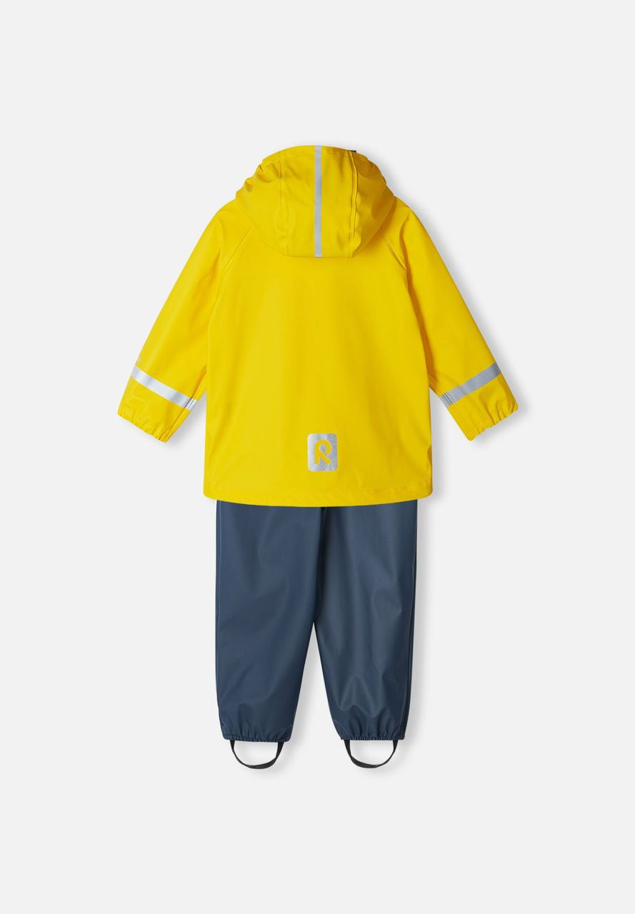 Kids Tihku Unlined Rain Set-Jacket and Bib | Reima