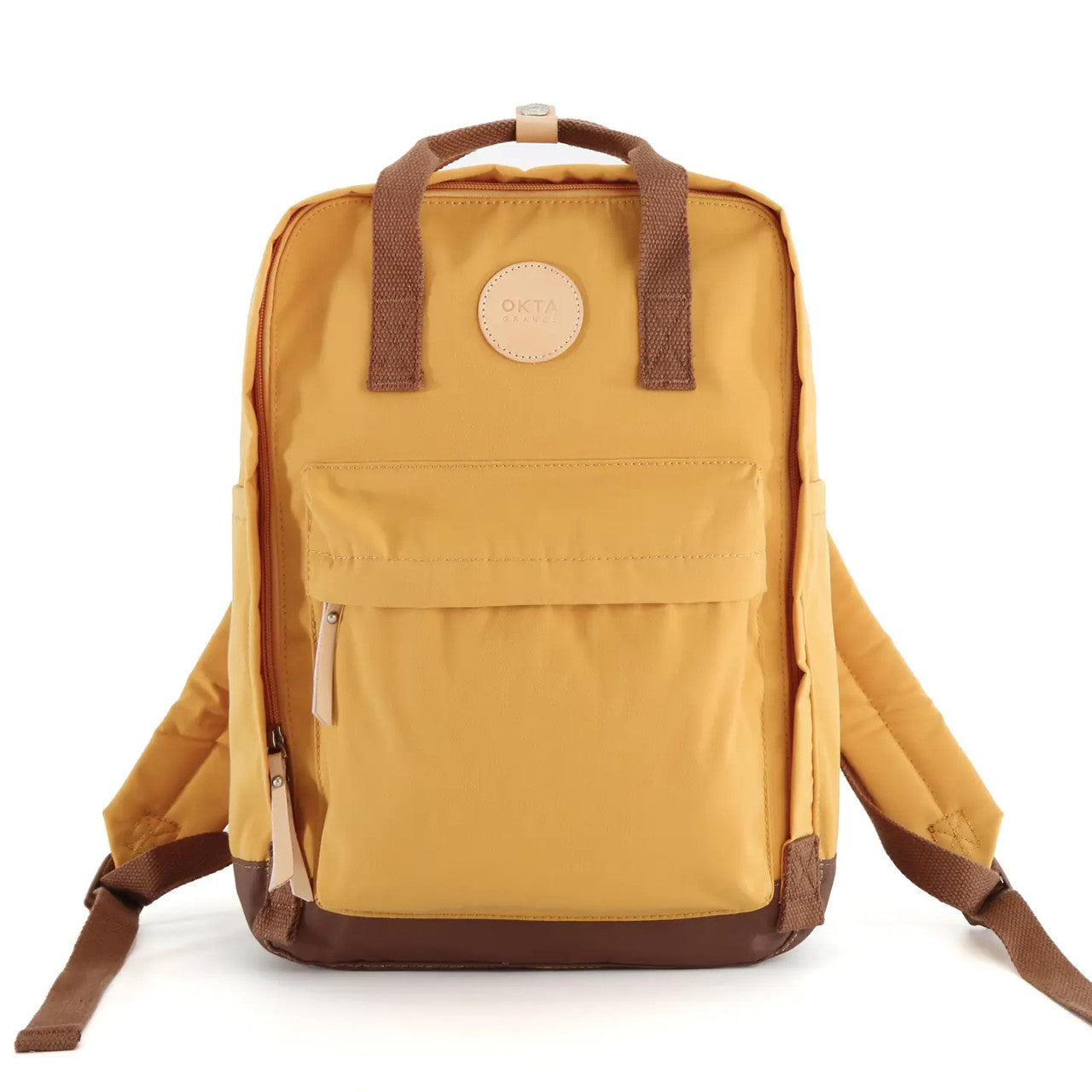 Zippered Waterproof Backpack - 15" | Himiwari #color_yellow