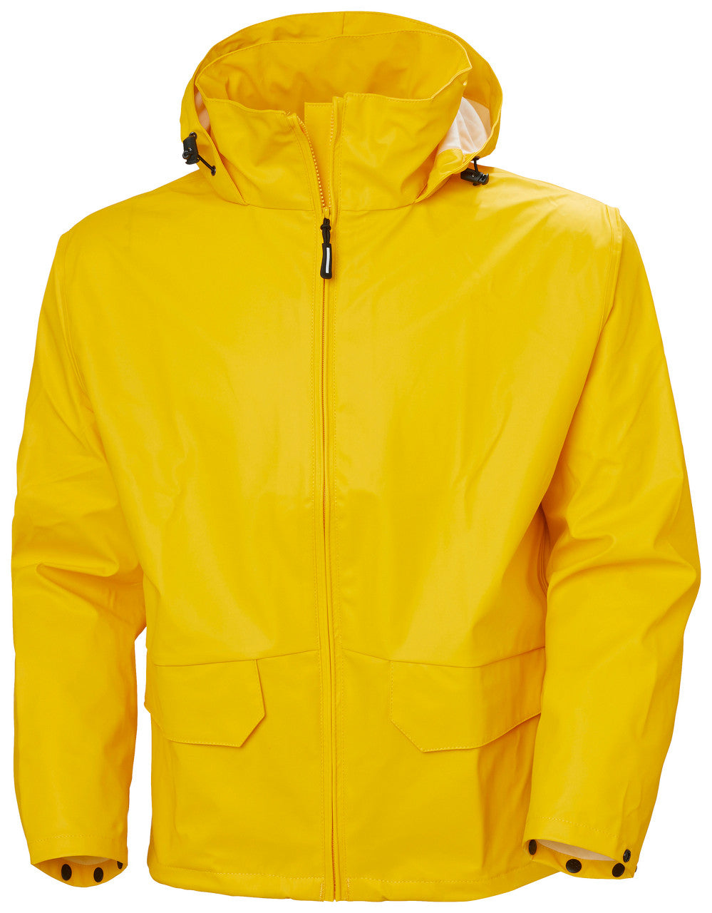 Adult Waterproof Voss Rain Jacket – PU | Helly Hansen #color_light-yellow