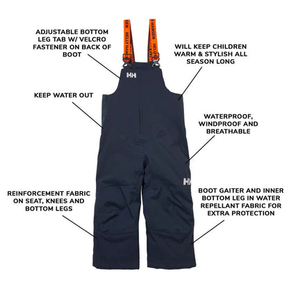 Kids Waterproof Rider Snow Pants – Insulated | Helly Hansen 