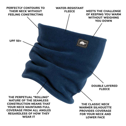 Kids Chelonia 150 Fleece Double Layer Neck Tube | Turtle Fur 