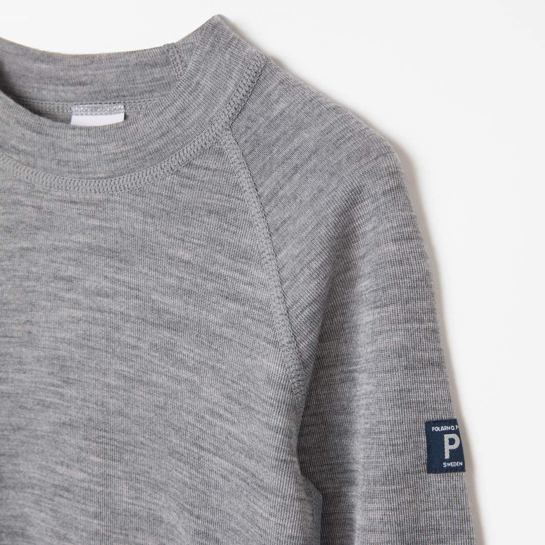 Kids and Youth Merino Wool Base Layer Top | Polarn O. Pyret 
