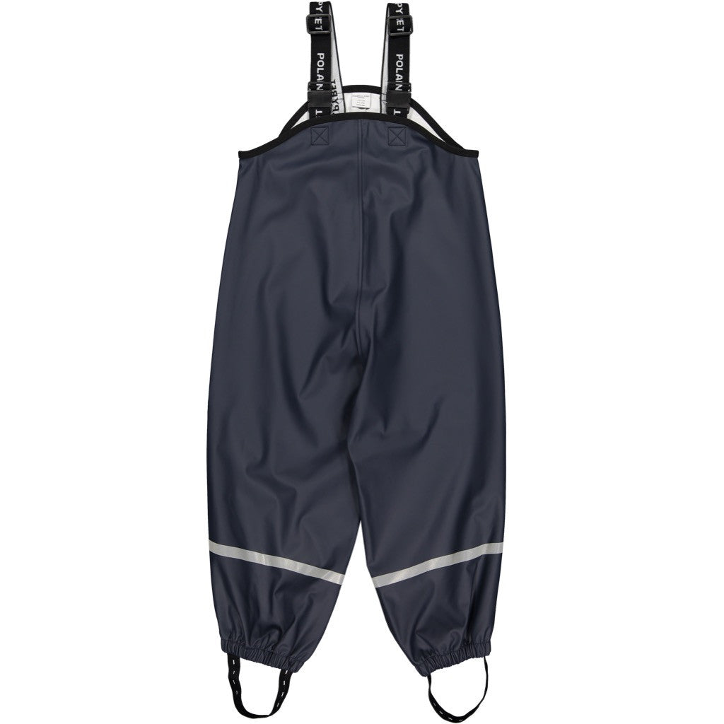 Baby Waterproof Rain Pants, PU | Polarn O. Pyret #color_dark-sapphire