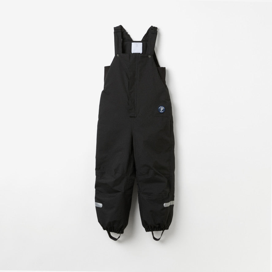 Baby Bib Style Waterproof Snowpant | Polarn O. Pyret #color_black