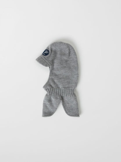 Kids Peaked Brim Wool Balaclava | Polarn O. Pyret 