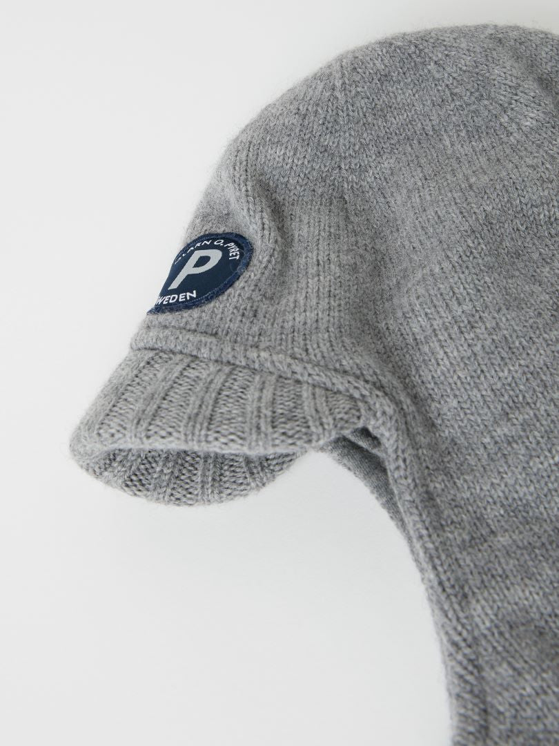 Kids Peaked Brim Wool Balaclava | Polarn O. Pyret 