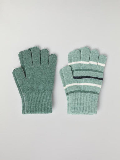 kids-2-pack-eco-magic-gloves-striped-polarn-o-pyret | 