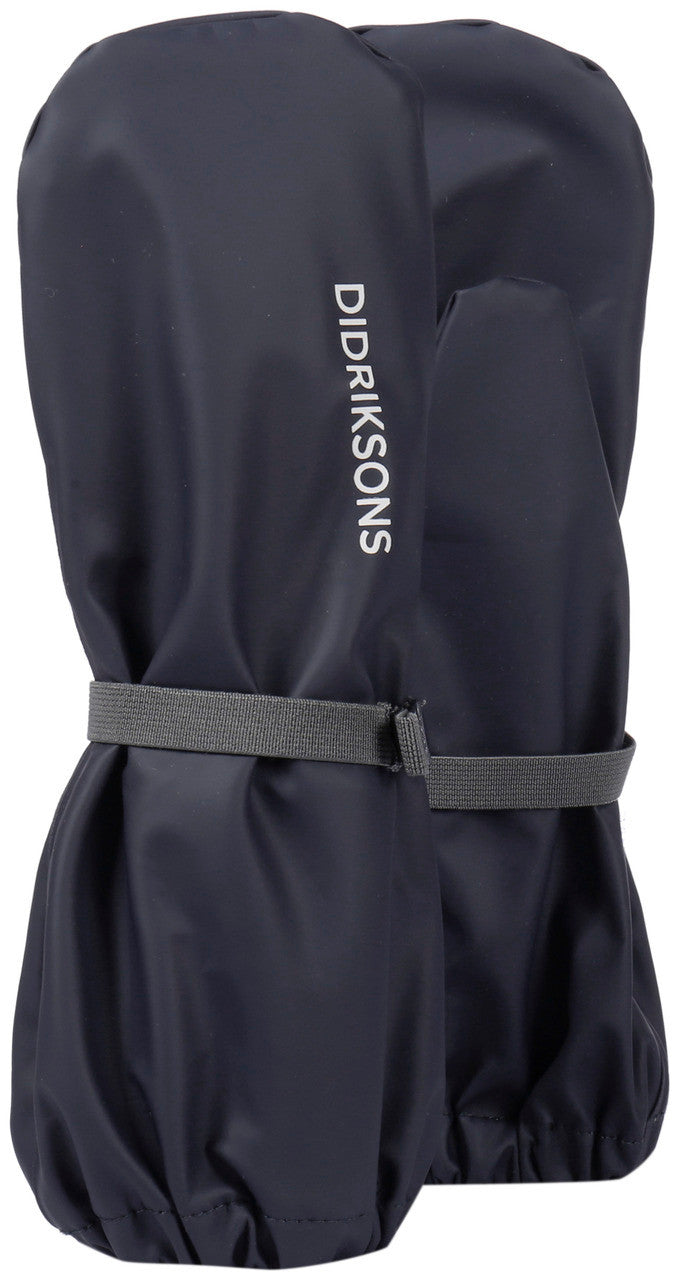 Kids Unlined Long Cuff Rain Mitten – Waterproof, PU | Didriksons #color_navy