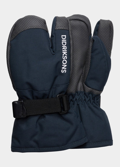 Kids Fossa 3 Finger Gloves – Water Resistant, Durable Grip | Didriksons 