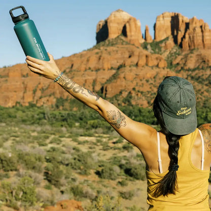 Keep Nature Wild Insulated 32oz Water Bottle with Handle Clip