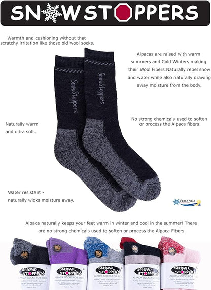 Alpaca Wool Socks-27282 
