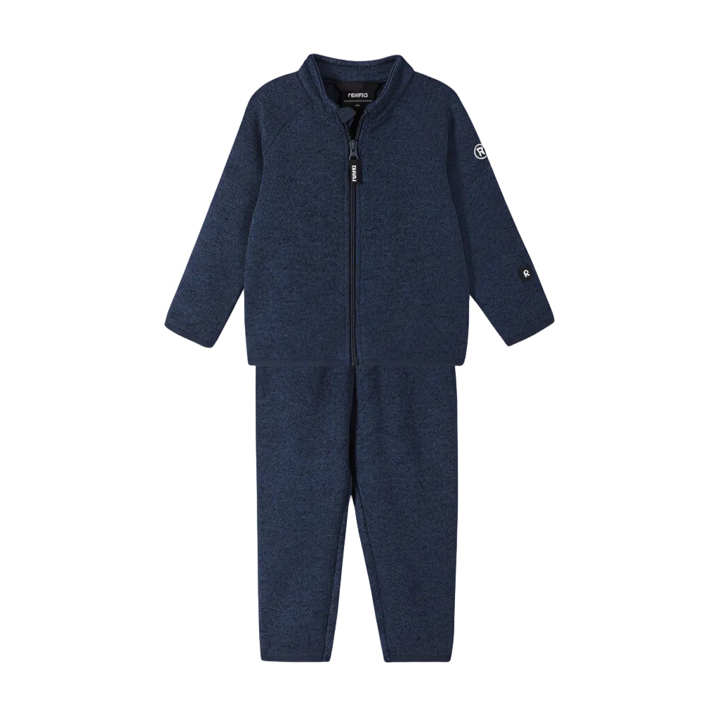 Kids Fleece Sangis Mid Layer Set | Reima #color_jeans-blue