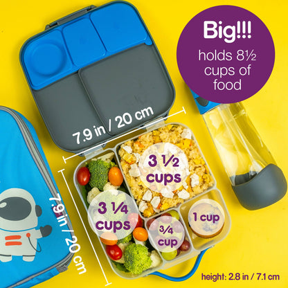 Kids Bento Lunchbox – b.box Large Lunchbox, Midnight
