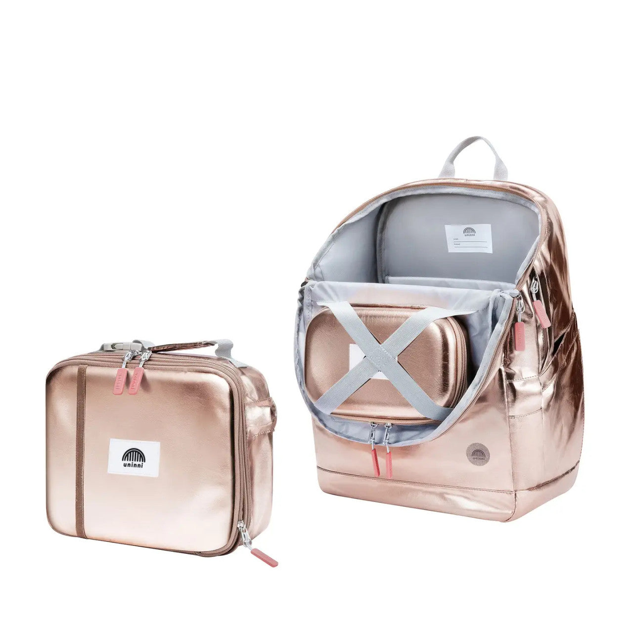 Kids Backpack Bundle Set - Metallic Gold