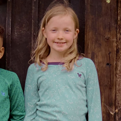 Kids Synthetic Drift Thermal Base Layer Bottom - Cotton Blend, Breathable, PJ | Muddy Puddles 