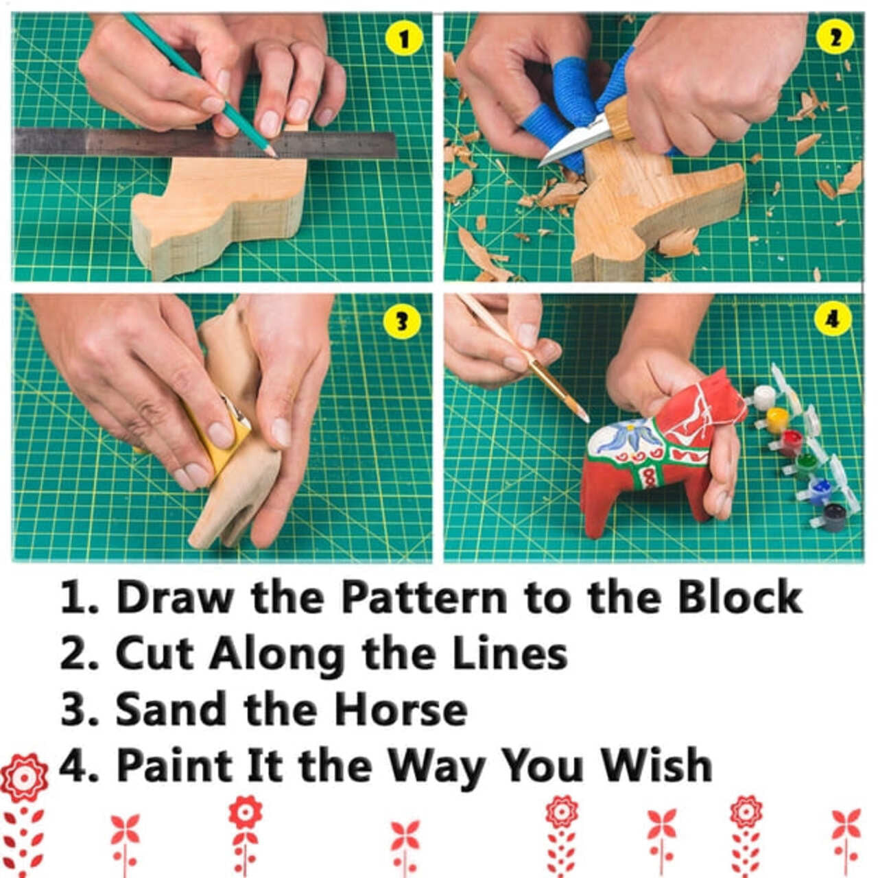 Dala Horse Carving Kit-Complete Starter Whittling