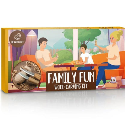 Family Fun Wood Carving Kit