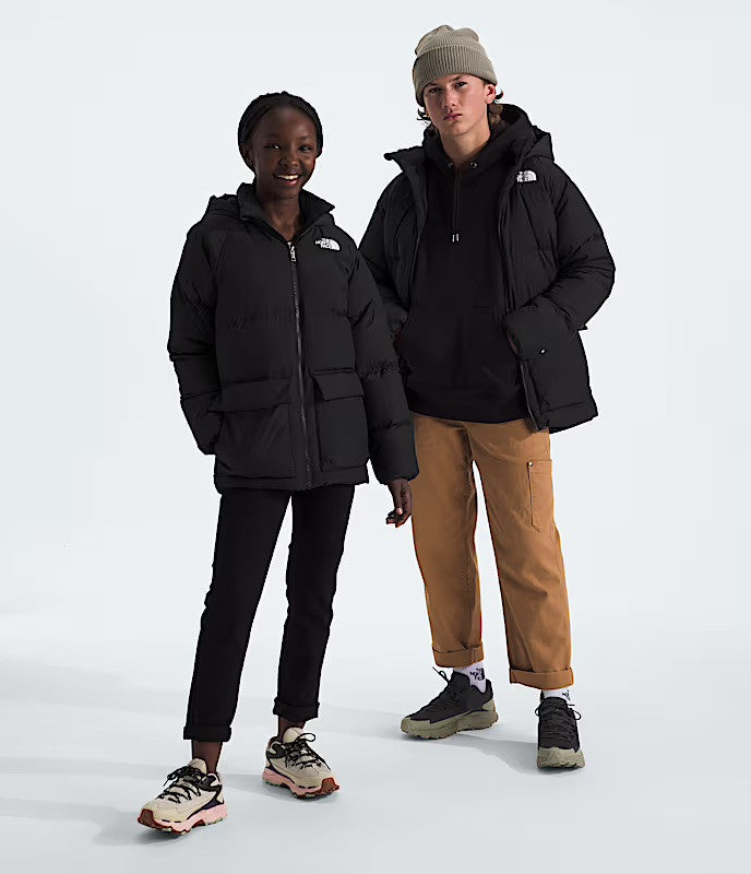 Youth The North Face Down Fleece Lined Short Parka | The North Face 