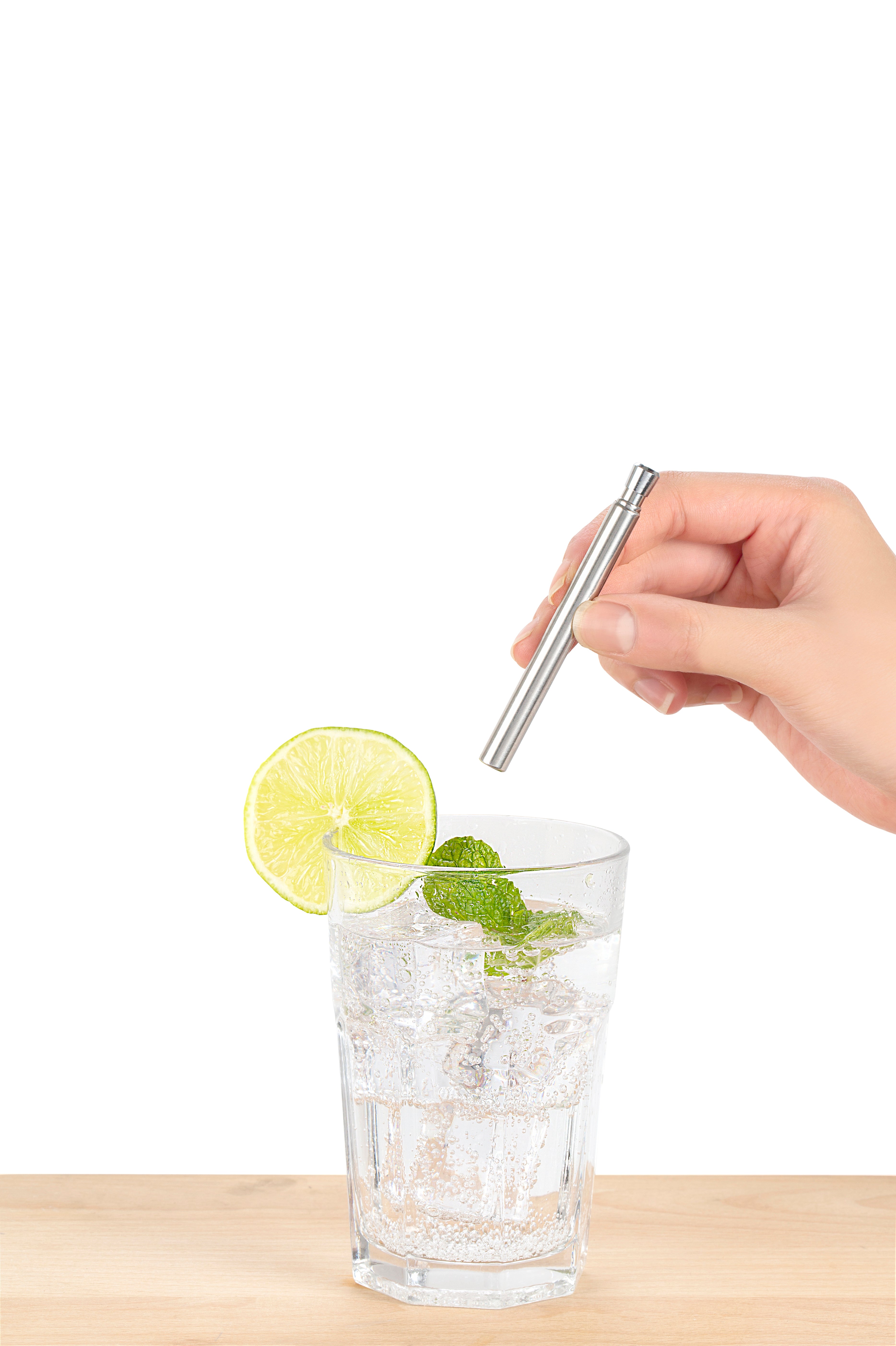 Travel Straw Set | Reusable Stainless Steel Straw & Travel Case