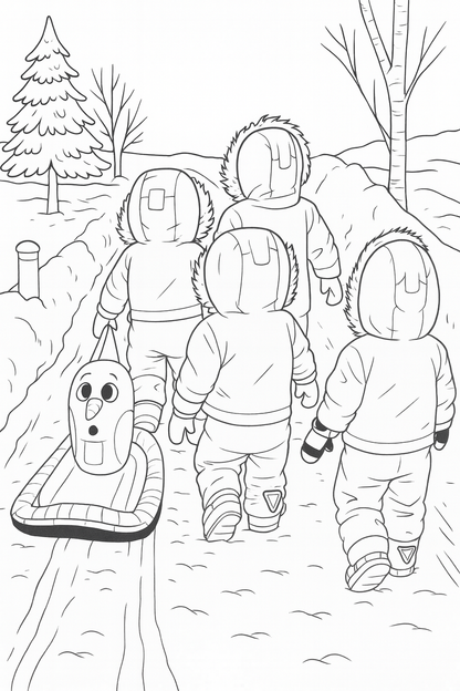 Little Explorers Nature Coloring Collection