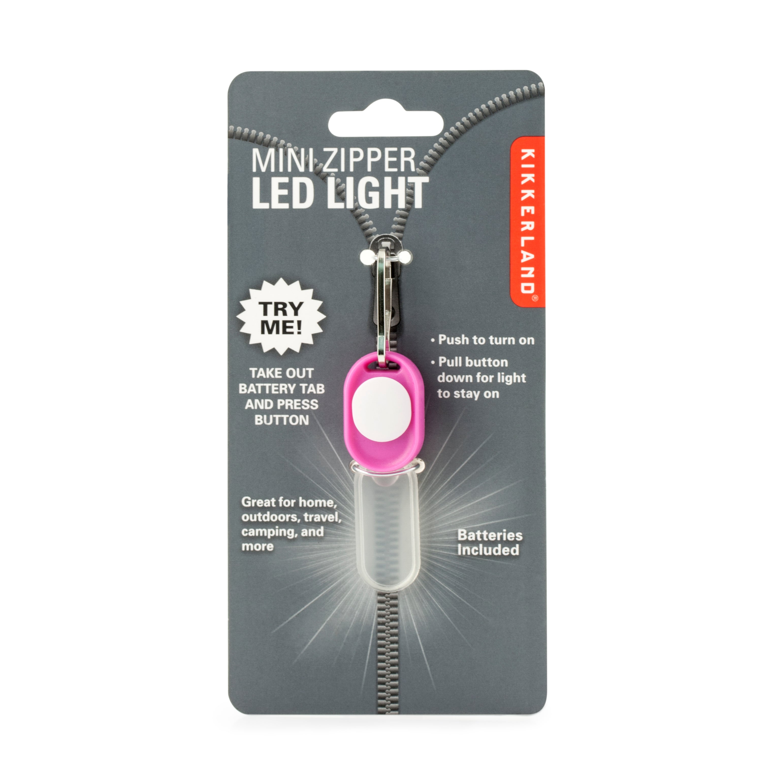 Mini Zipper Light | Clip-On LED Light for Backpacks, Jackets & Outdoor Adventures