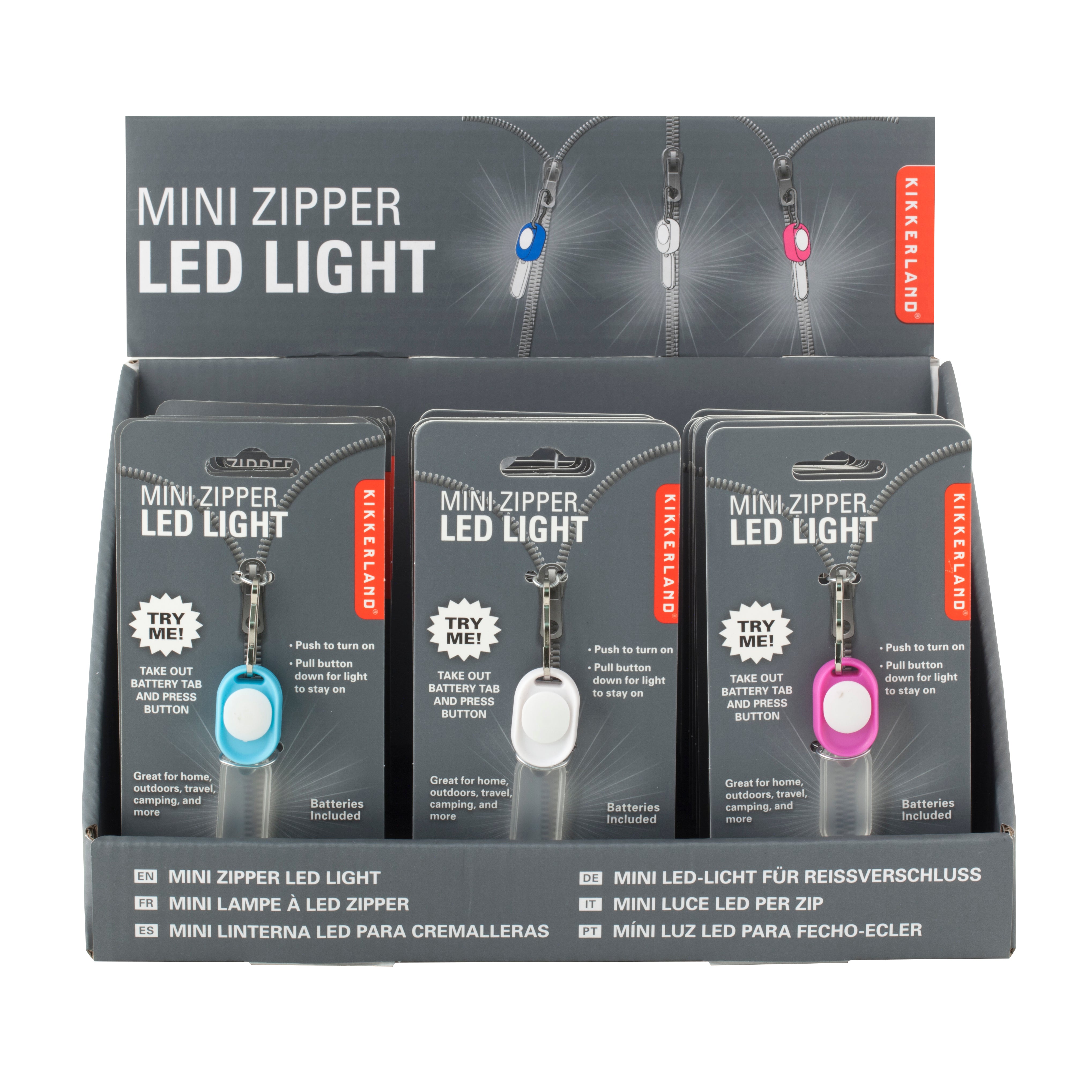 Mini Zipper Light | Clip-On LED Light for Backpacks, Jackets & Outdoor Adventures