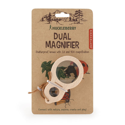 Huckleberry Dual Magnifier | 2-in-1 Magnifying Glass for Nature Exploration