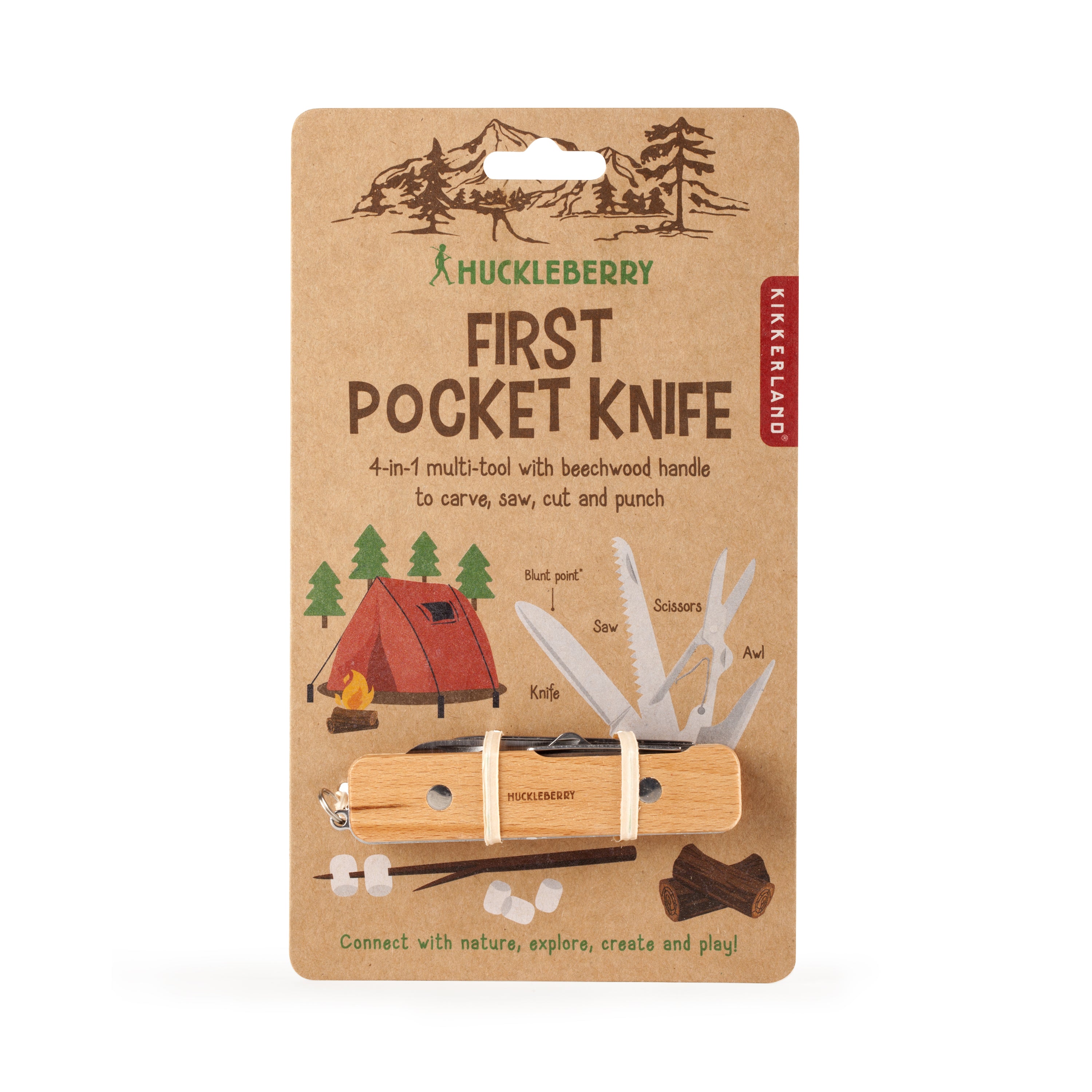 Kids First Pocket Knife | Kids Beginner Outdoor Pocket Knife