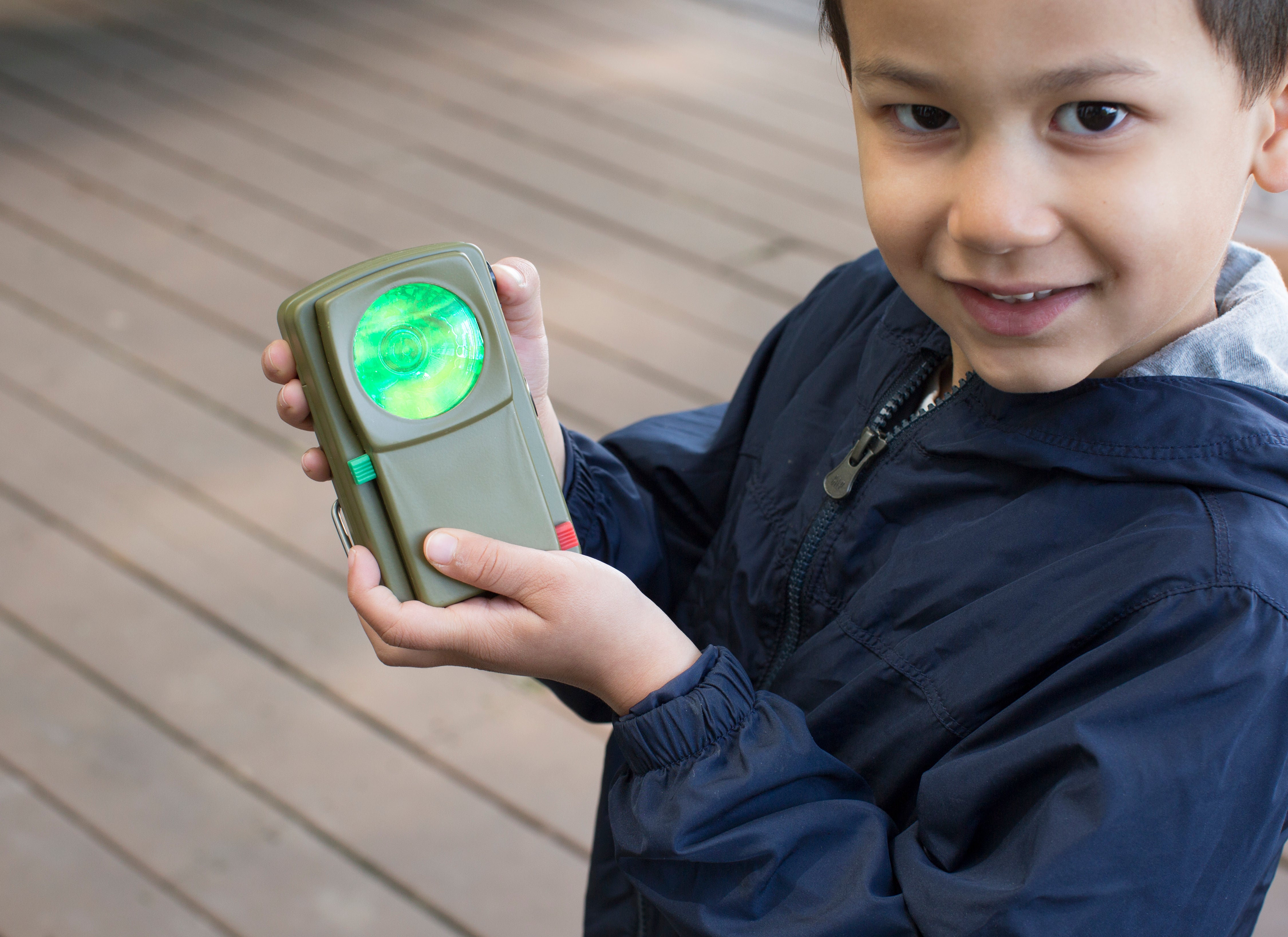 Huckleberry Morse Code Light | Learn Communication Through Outdoor Play