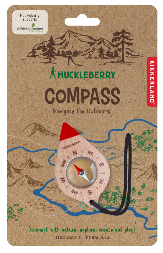 Huckleberry Compass | Kids Beginner Compass for Outdoor Exploration
