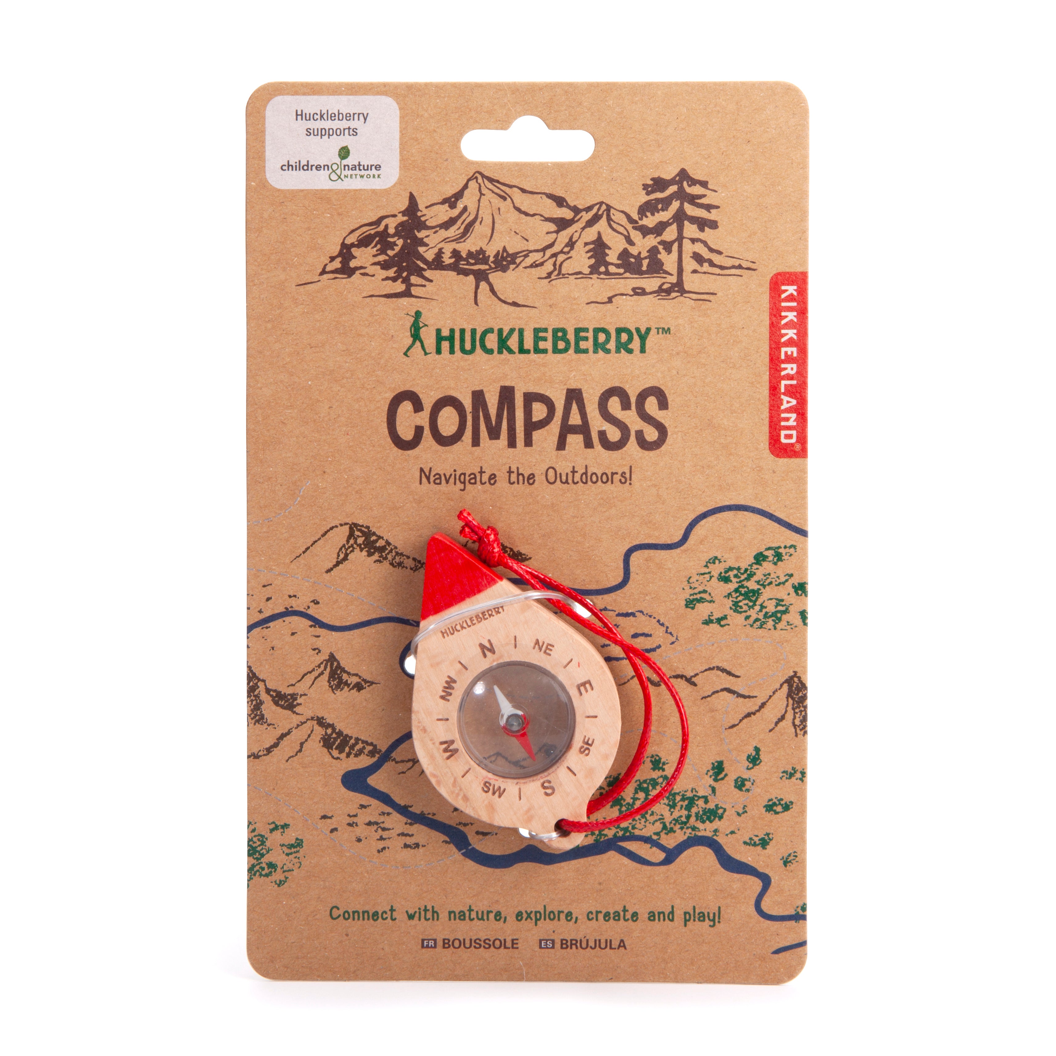 Huckleberry Compass | Kids Beginner Compass for Outdoor Exploration
