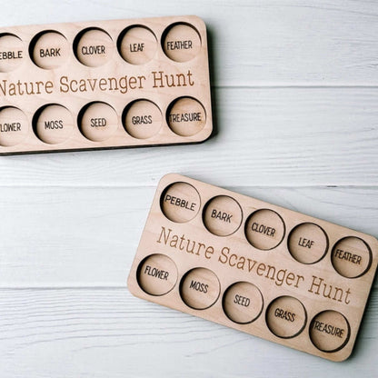 Nature Scavenger Hunt Board